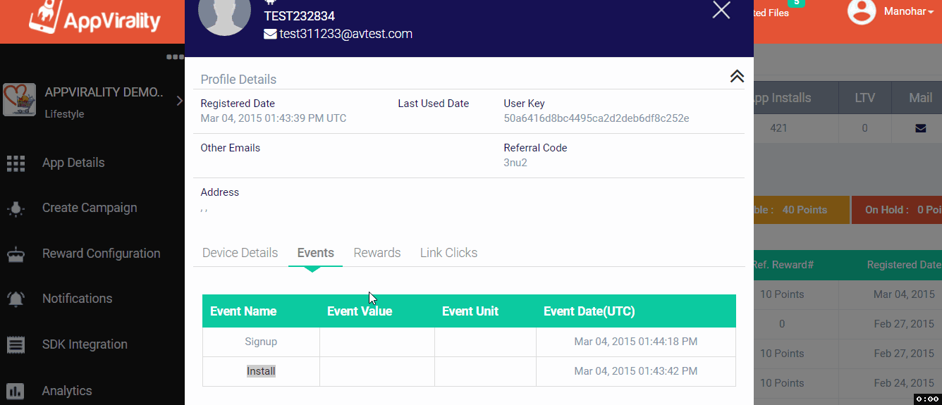 Device Info › Rewards