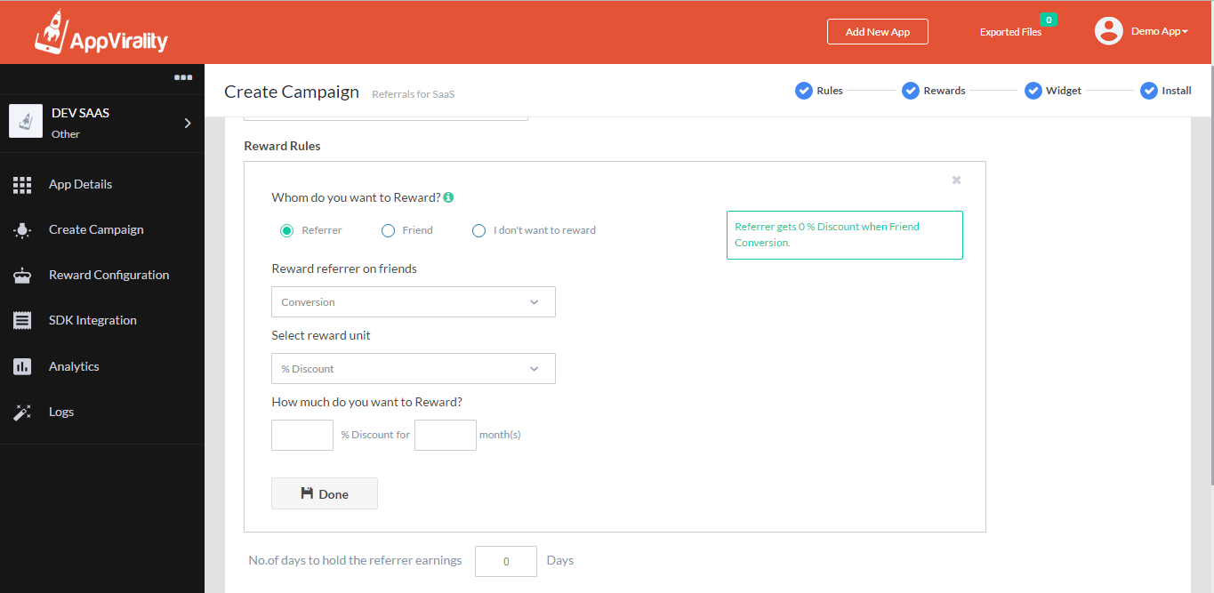 SaaS Add Rule