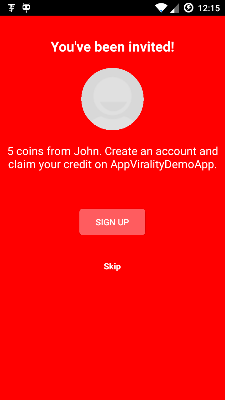 Welcome Screen