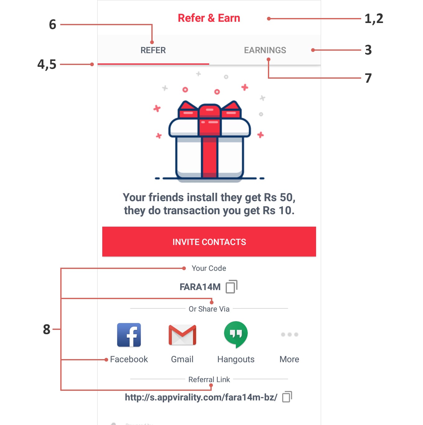 Referral Screen Attributes